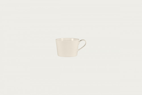 Tasse à café / thé rond blanc porcelaine bone china 23,7 cl Ø 8,9 cm Fedra Rak