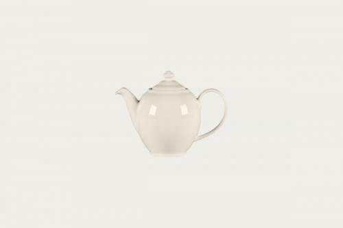 Cafetière & couvercle rond blanc porcelaine bone china 48,4 cl Ø 10,2 cm Fedra Rak