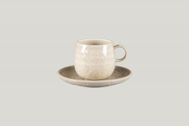 Mug rond vanilla porcelaine 33 cl Ø 9 cm Krush Rak