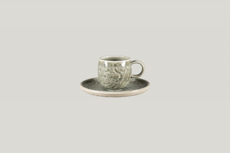 Sous-tasse à expresso rond Sage en porcelaine Ø 13 cm 2 cm Krush Rak