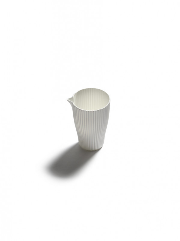 Crémier rond blanc porcelaine bone china Ø 5 cm Nido Serax