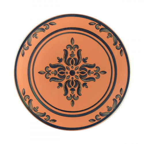 Assiette extra plate rond Tero Décor Ostia porcelaine Ø 18,7 cm Earth Rak