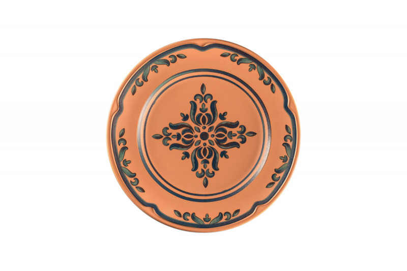 Assiette plate rond Tero Décor Prima porcelaine Ø 28,9 cm Earth Rak