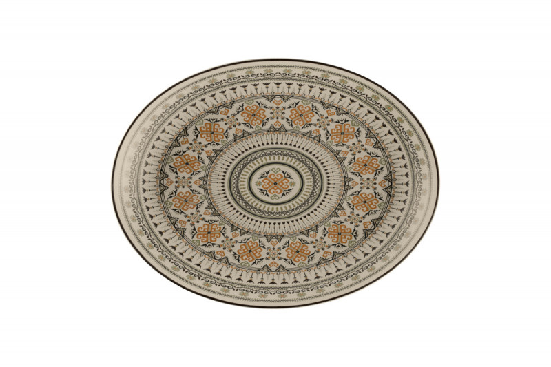 Plat ovale Argila Décor Epura porcelaine 36 cm Earth Rak