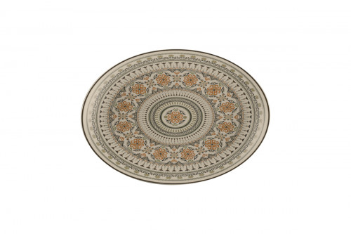 Plat ovale Argila Décor Genoa porcelaine 32 cm Earth Rak