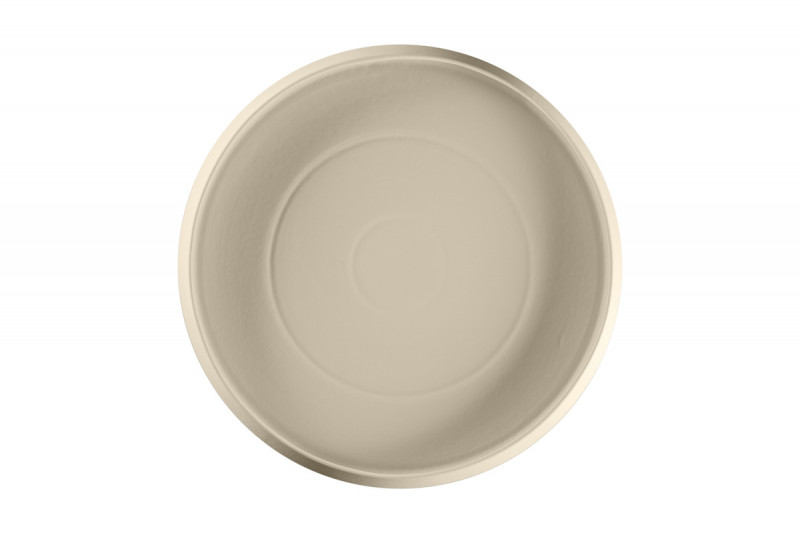 Plat à bord droit rond baantna argila Décor Prima porcelaine Ø 33,4 cm Earth Rak