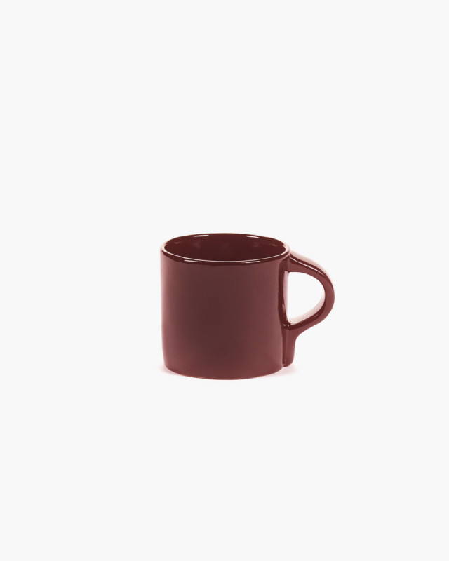 Tasse à espresso rond Venetian red grès émaillé 11 cl 8 cm La Mère Serax