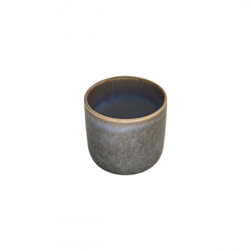 Gobelet rond bleu glacier grès émaillé 18 cl Ø 8 cm Snow Pro.mundi