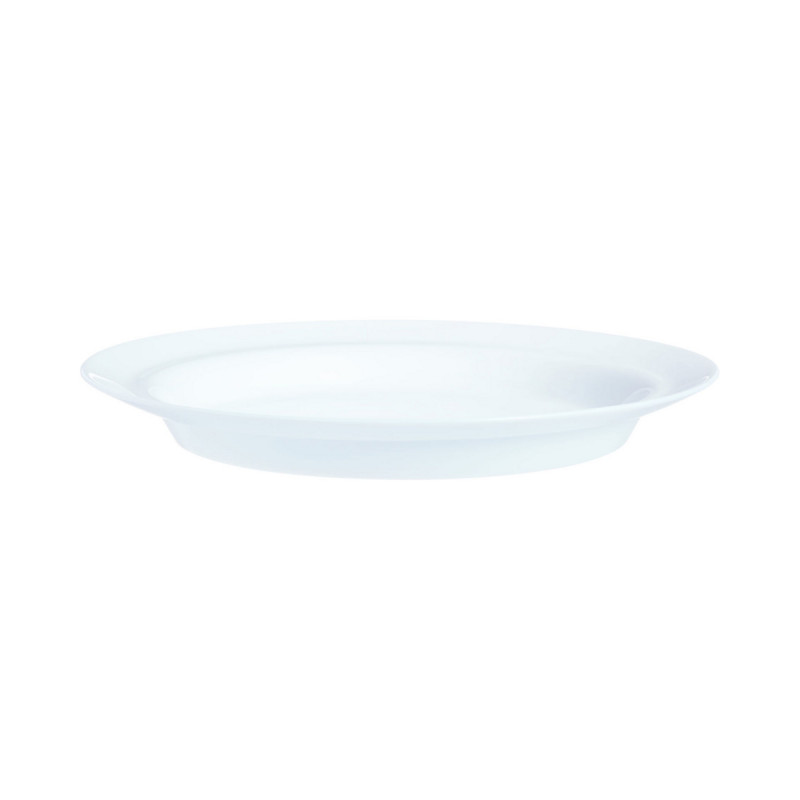 Assiette rond blanc verre opal Ø 19 cm Autonomy Arcoroc