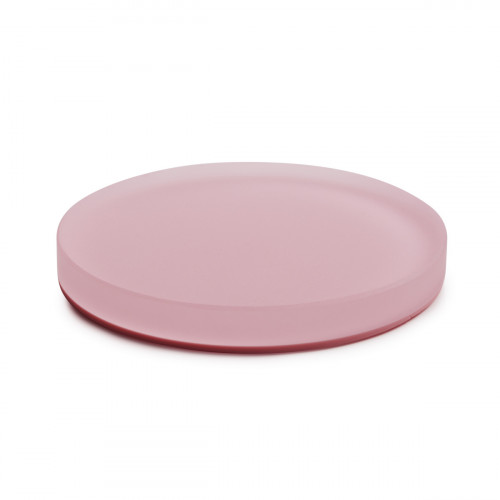 Présentoir à pâtisserie rond rose résine Nacryl® Ø 8 cm Mealplak Revol
