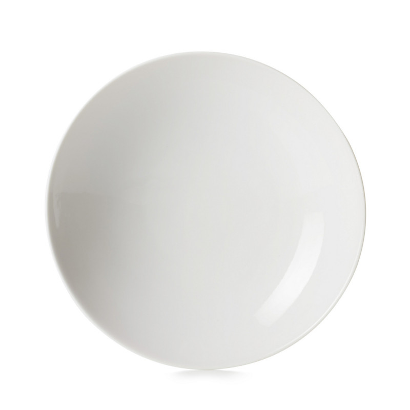 Assiette coupe creuse rond Blanc albâtre porcelaine Ø 27 cm Madeleine Revol