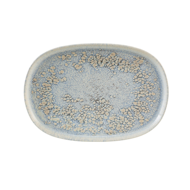 Assiette ovale ovale grès émaillé 33x22,5 cm Tropic Accolade