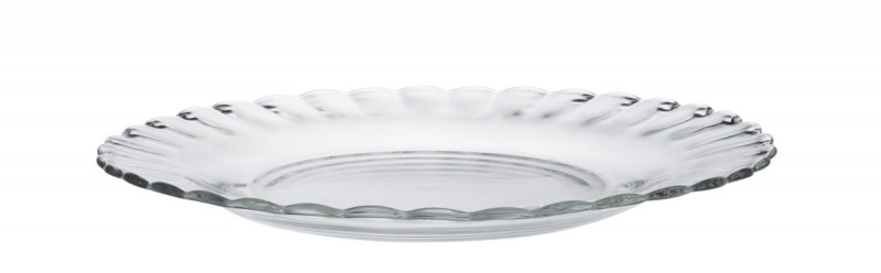 Assiette plate transparent verre trempé Ø 20,5 cm Picardie Duralex