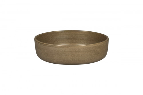 Bol rond Dark Brown porcelaine Ø 24 cm Selva Rak
