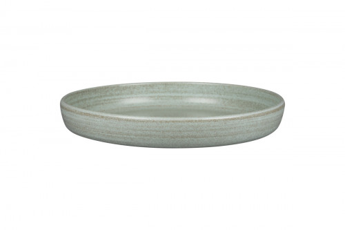 Assiette coupe creuse rond Aqua Green porcelaine Ø 27,8 cm Selva Rak