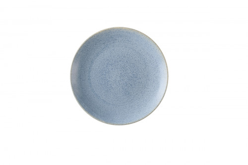 Assiette coupe plate rond bleu grès émaillé Ø 27,3 cm Evo Dudson