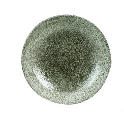 Bol rond noir porcelaine vitrifiée Ø 19 cm Raku Churchill