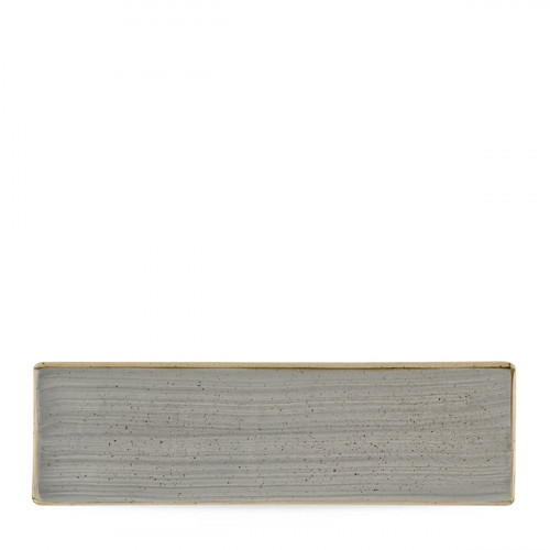 Plat rectangulaire peppercorn porcelaine vitrifiée 30 cm Stonecast Churchill