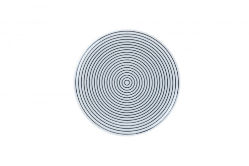 Assiette coupe plate rond Hypnotic porcelaine Ø 24,2 cm Hypnotic Rak