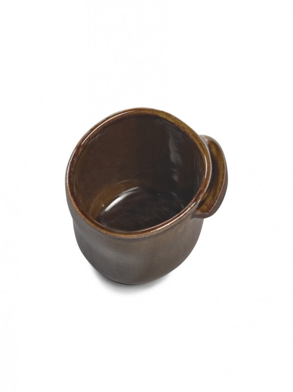 Mug ovale ocre grès émaillé 25 cl 8,8 cm Out Of Lines Serax